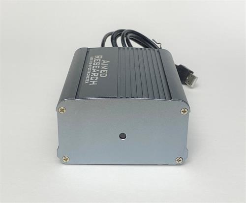 Spectrometer showing laser precision slit